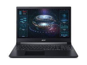 Laptop Acer Aspire 7 A715-42G-R4XX (NH.QAYSV.008): AMD R5-5500U, GTX 1650 4G, Ram 8G, SSD NVMe 256G, Win11, Led Keyboard, 15.6”FHD IPS (Đen)