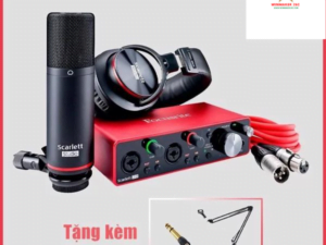Bộ thu âm Focusrite Scarlett Solo (Gen 3) Micro thu âm MXL 770