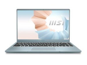 Laptop MSI Modern 14 B11MO-682VN: i3 1115G4, Intel UHD Graphics, Ram 8G, SSD M.2 NVMe 256G, Win10, Led Keyboard, 14.0”FHD IPS (Bluestone)