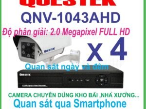TRỌN BỘ 04 CAMERA QUESTEK QNV 1043AHD