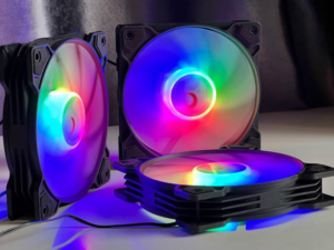 Fan Case Led RGB CoolMoon K8 (Tự Động Đổi Màu, Không Cần Hub)
