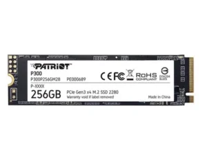 Ổ Cứng SSD 256G Patriot P300 | PCIe Gen3, M.2 NVMe, P300P256GM28
