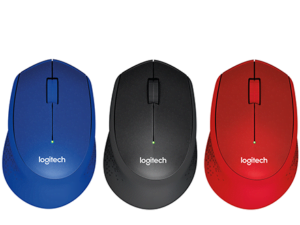 Chuột không dây Logitech M331 Silent (Đỏ)