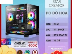 PC Creator-Gaming WIN HYPERWORKS PRO | RTX 3060TI, Chip Intel
